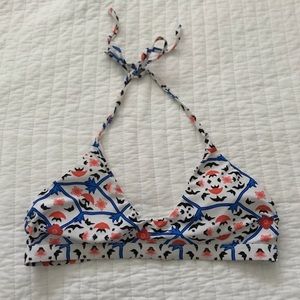 Target Mulitcolor Triangle Bikini Top
